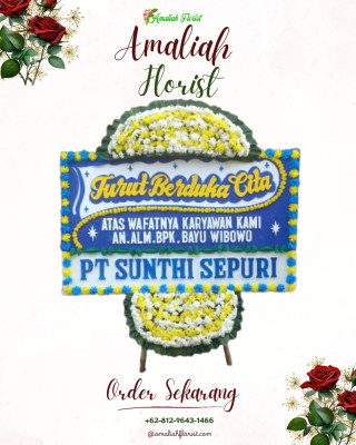 Papan Bunga Duka di 13 Ilir