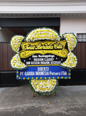 Papan Bunga Duka di 13 Ilir