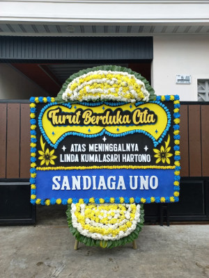 Papan Bunga Duka di 13 Ilir